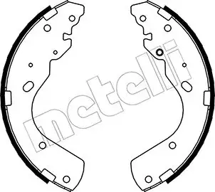 Колодки гальмівні METELLI 530143