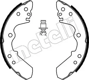 Колодки тормозные METELLI 530192