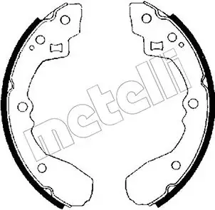 Колодки тормозные METELLI 530201