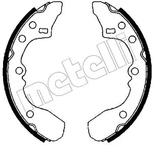 Колодки тормозные METELLI 530203