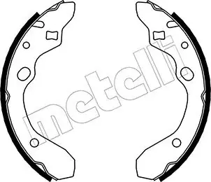 Колодки гальмівні METELLI 530210
