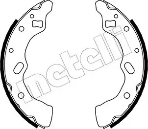 Колодки гальмівні METELLI 530211