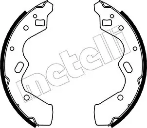 Колодки тормозные METELLI 530219