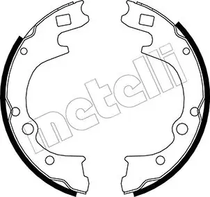 Колодки тормозные METELLI 530221