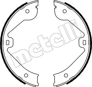 Колодки ручника Audi Q7/VW Touareg/Porsche Cayenne/Land Rover Range Rover 2.5-6.0 02- (210x31) METELLI 530244 (фото 1)