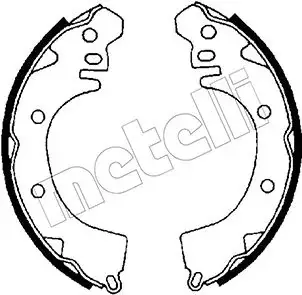 Колодки гальмівні METELLI 530252