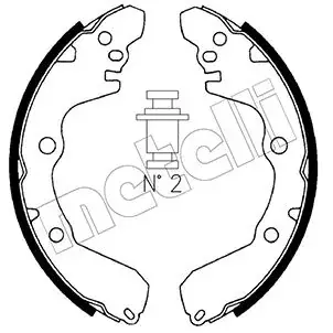 Колодки тормозные METELLI 530256