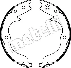 Колодки ручника Mitsubishi Grandis 04-/Outlander II/Subaru Forester 08- (190x32) METELLI 530268