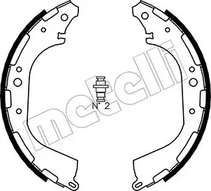 Колодки тормозные METELLI 530282
