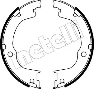 Колодки ручника Opel Antara/Chevrolet Captiva 06- (180x26) METELLI 530317 (фото 1)