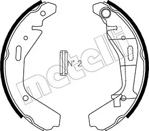 Колодки тормозные METELLI 530318