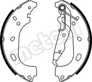 Колодки тормозные METELLI 530319