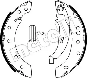 Колодки тормозные METELLI 530332