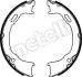 Колодки ручника Jeep Cherokee/Wrangler 01-08 (184x31) METELLI 53-0364 (фото 1)