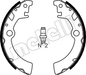 Колодки тормозные METELLI 530400