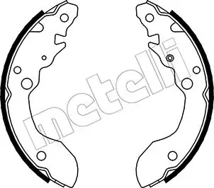 Колодки гальмівні METELLI 530402