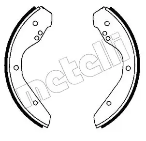 Колодки гальмівні METELLI 530460