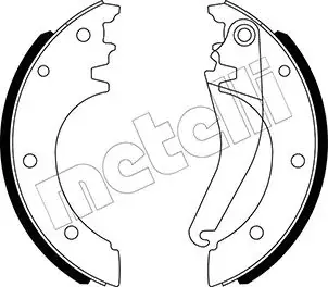 Колодки тормозные METELLI 530486