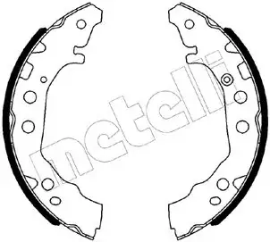 Колодки гальмівні METELLI 530526