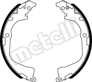Колодки гальмівні METELLI 530529