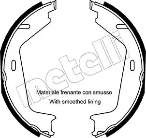 Колодки ручника Volvo XC90 02-/XC 60 I 11- (177,8x25) METELLI 530530 (фото 1)