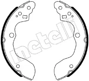 Колодки гальмівні METELLI 530540