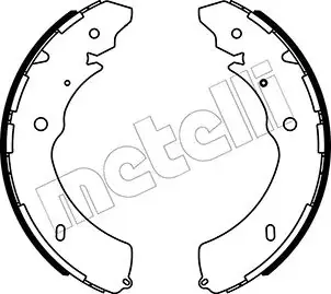 Колодки тормозные METELLI 530572