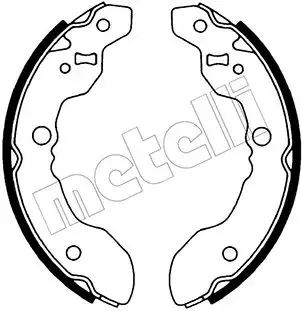 Колодки тормозные METELLI 530631