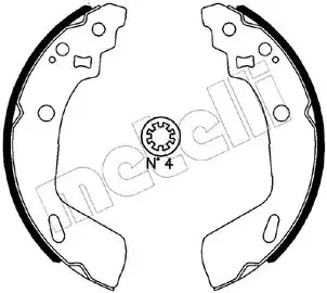 Колодки тормозные METELLI 530633