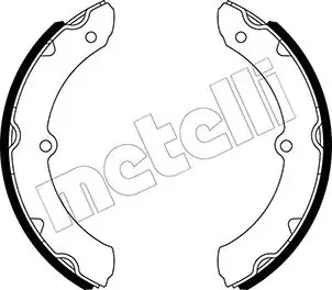 Колодки гальмівні METELLI 530638