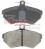 Комплект тормозных колодок, дисковый тормоз METZGER 1170061 (фото 3)