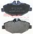 Комплект тормозных колодок, дисковый тормоз METZGER 1170087 (фото 3)