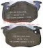 Комплект тормозных колодок, дисковый тормоз METZGER 1170195 (фото 3)