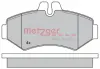 Комплект тормозных колодок, дисковый тормоз METZGER 1170274 (фото 1)