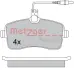 Комплект тормозных колодок, дисковый тормоз METZGER 1170283 (фото 1)