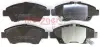 Комплект тормозных колодок, дисковый тормоз METZGER 1170367 (фото 2)