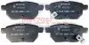 Комплект тормозных колодок, дисковый тормоз METZGER 1170444 (фото 2)