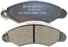 Комплект тормозных колодок, дисковый тормоз METZGER 1170457 (фото 4)