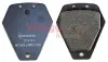 Комплект тормозных колодок, дисковый тормоз METZGER 1170478 (фото 4)