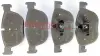 Комплект тормозных колодок, дисковый тормоз METZGER 1170562 (фото 2)