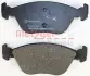 Комплект тормозных колодок, дисковый тормоз METZGER 1170647 (фото 4)
