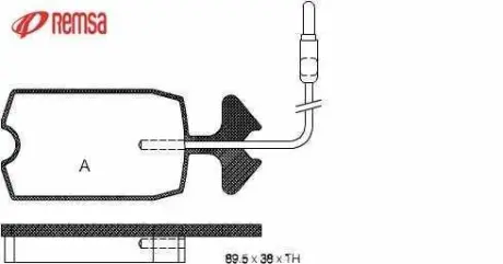 Комплект тормозных колодок, дисковый тормоз METZGER 1170697