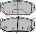 Комплект тормозных колодок, дисковый тормоз METZGER 1170813 (фото 1)