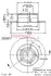 тормозной диск METZGER 14475 - фото 1