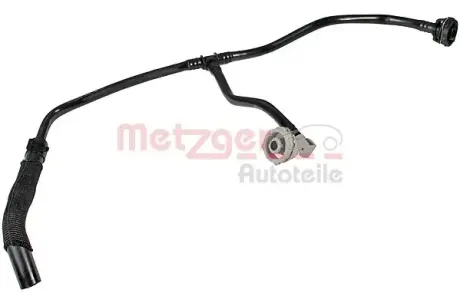 Патрубок системи охолодження гумовий з фітингами METZGER 4010364