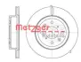Тормозной диск METZGER 6103810 (фото 1)