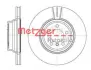 Тормозной диск METZGER 6107810 (фото 1)