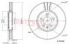 тормозной диск METZGER 6110049 - фото 1