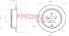Тормозной диск METZGER 6110099 (фото 1)