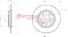 Тормозной диск METZGER 6110125 (фото 1)